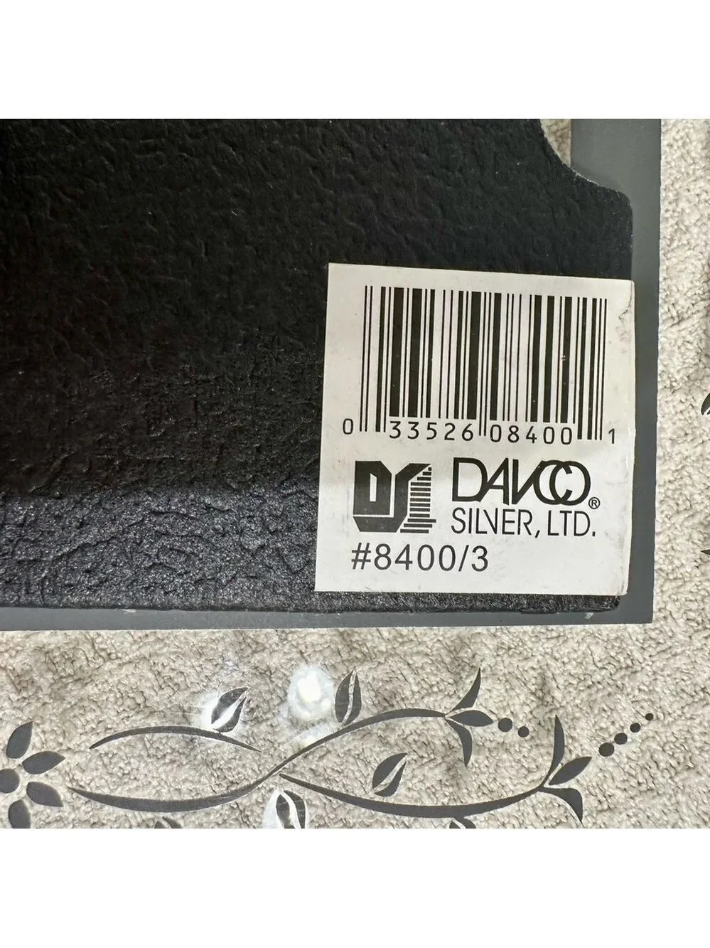 Davco Silver Ltd Clear Glass Beviled edge frame with ‘Family’ in Script on top